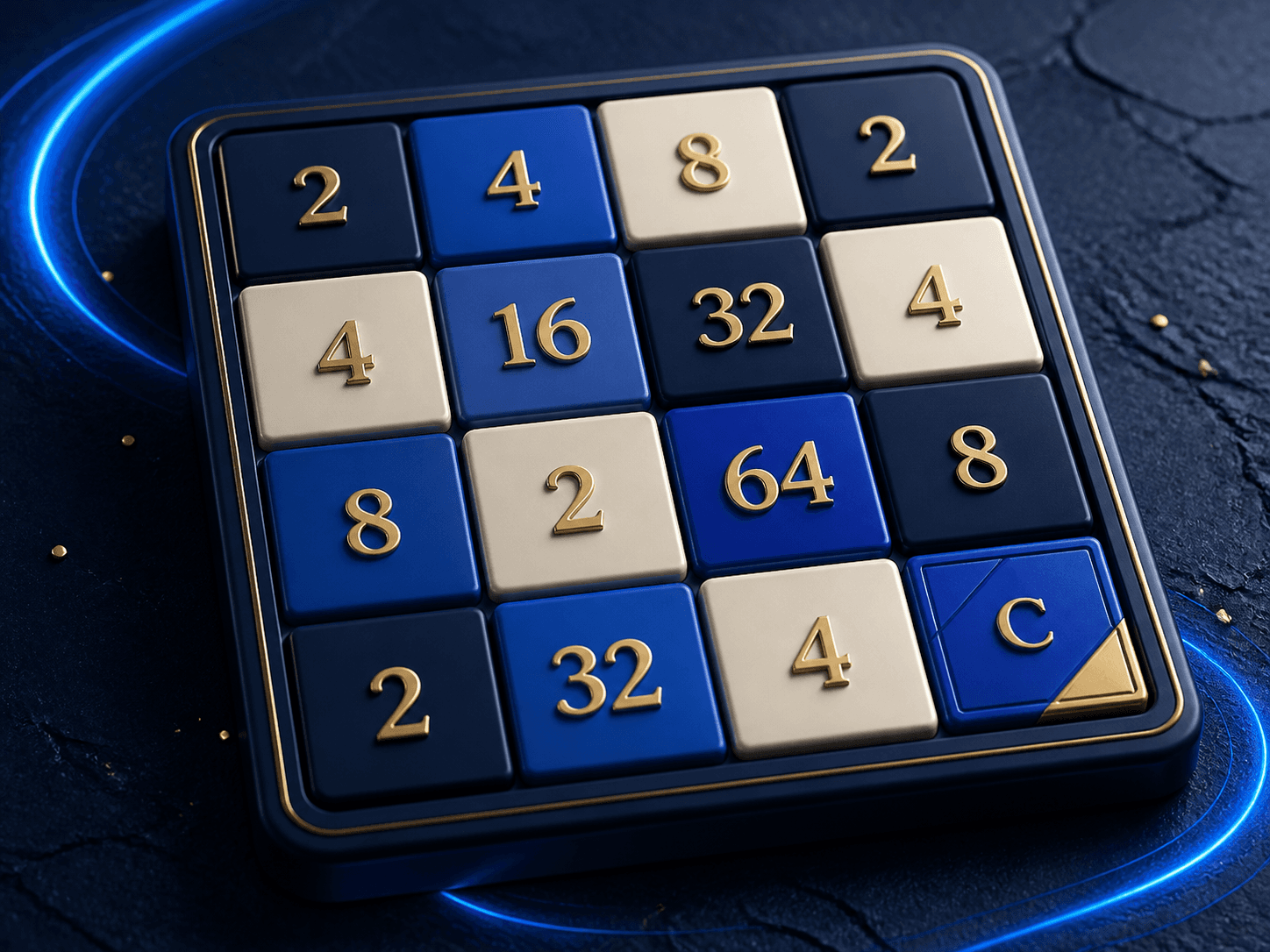 Capa conceitual do jogo 2048